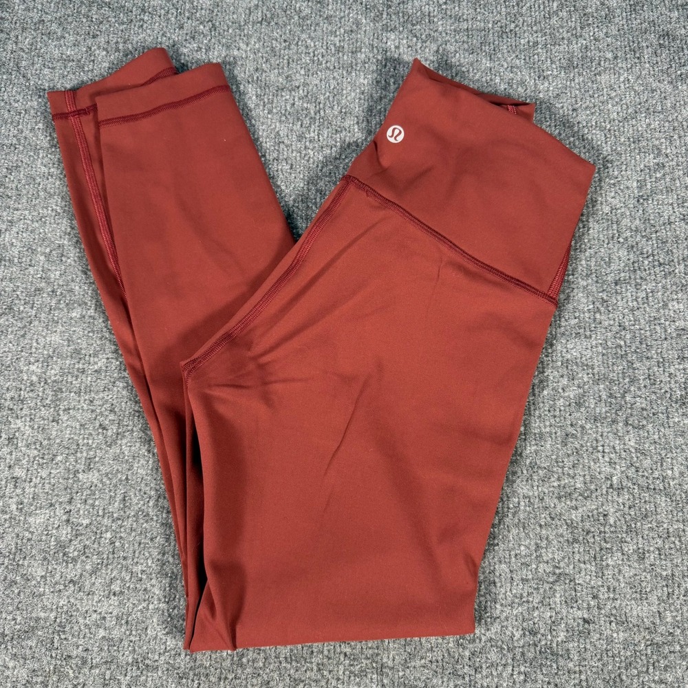 Lululemon Wunder Under High-Rise Tight 25 Luxtreme Terracotta Red Size 6 #4338